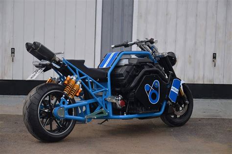 Custom Motorcycle With A Twin Turbo Bmw V8 Update 2 Engine Swap Depot