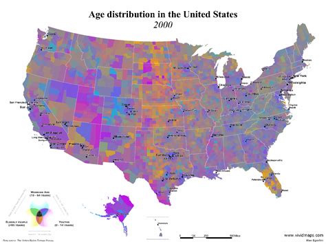 The Age Structure Of The United States Vivid Maps