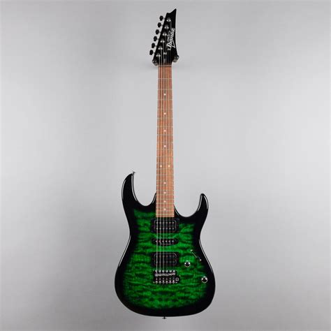 Ibanez Grx70qa In Transparent Emerald Burst Carlton Music Center