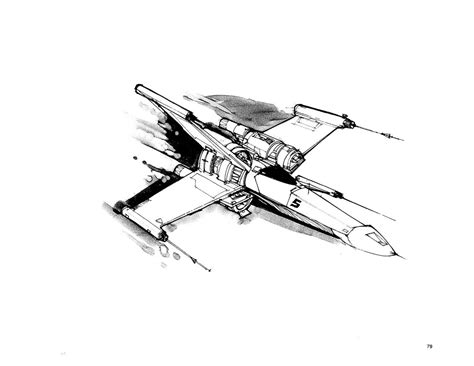 The Bristol Board: gameraboy2: X-Wing Fighter concept art for Star...