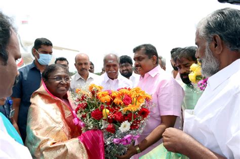 Draupadi Murmu Meets Nda Constituents In Pcherry Seeks Support