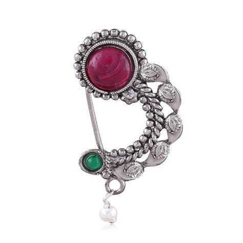 Buy Maharastra Nath Small Size Traditional Maharashtrian Nose Ring