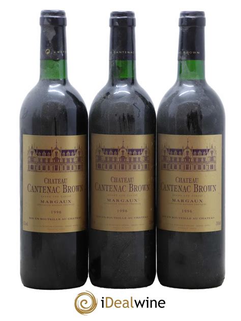 Acheter Château Cantenac Brown 3ème Grand Cru Classé 1996 lot 6930