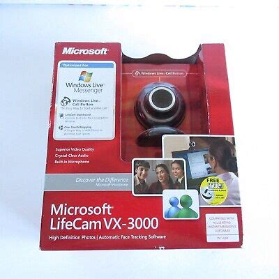 Microsoft LifeCam VX 3000 Web Cam EBay