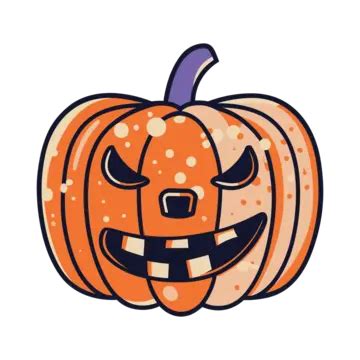 Halloween Pumpkin Vector Halloween Flat Halloween Pumpkin Pumpkin