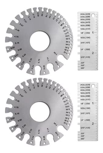 Herramienta De Medición De Alambre Con Calibre De 2 Círculos Cuotas