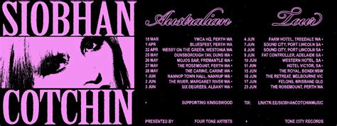 SIOBHAN COTCHIN Announces Australian Tour Dates