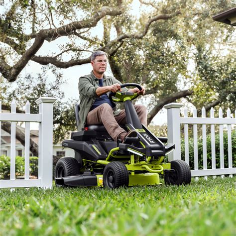 Ryobi 48v 30” Brushless Ride On Lawn Mower Bunnings Australia