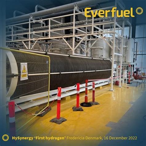 Everfuel Announces Breakthrough Start Up Of Hydrogen Production At