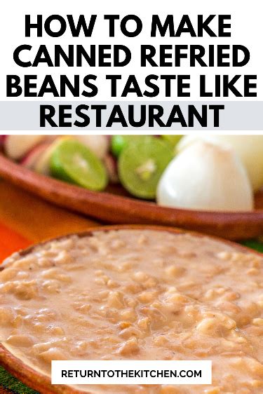 How To Make Canned Refried Beans Taste Like Restaurant Artofit