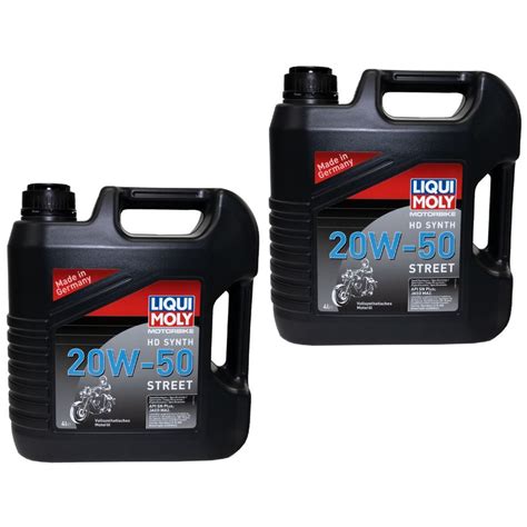 LIQUI MOLY Motoröl Street 20W 50 HD SYNTH 2 X 4 Liter online im M 106 95