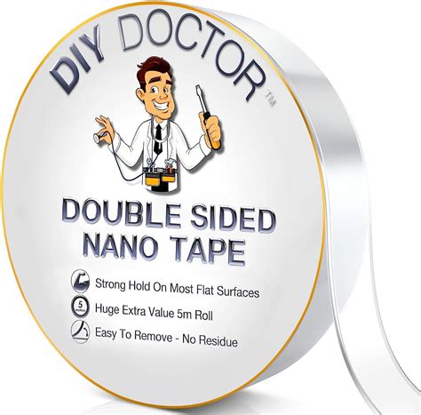 DIY Doctor Ruban adhésif multifonctionnel double face Nano Technology