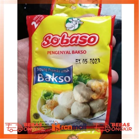 Jual Tepung Pengenyal Bakso Baso Sobaso Sachet 32gr Samarinda Shopee