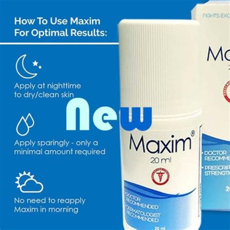 Jual COD Maxim Antiperspirant Deodorant Roll On Obat Ketiak Basah