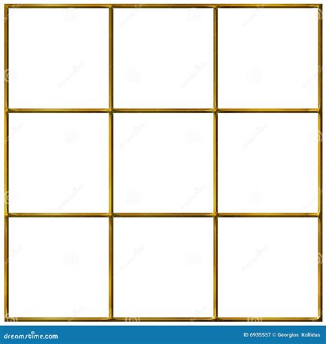 3d Golden Grid Stock Illustration Illustration Of Golden 6935557