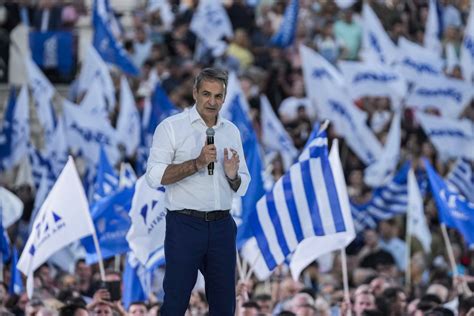 Grèce Législatives la droite largement en tête Kyriakos Mitsotakis