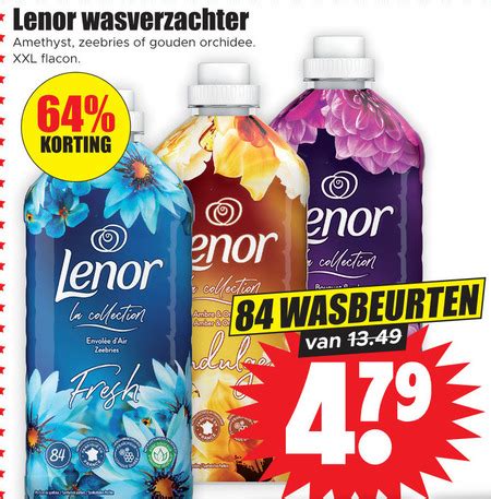 Lenor Wasverzachter Folder Aanbieding Bij Dirk Details