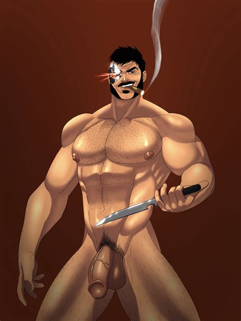 Rule 34 Balls Bara Cigar Cybernetic Eye Facial Hair Flaccid Hairy