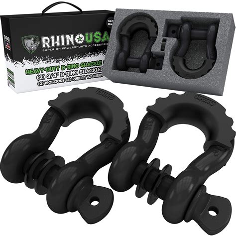 Rhino Usa D Ring Shackle Pack Lb Break Strength