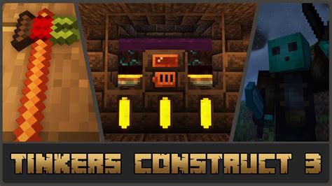 Minecraft Tinkers Construct 3 Mod Showcase Forge 1165 Youtube