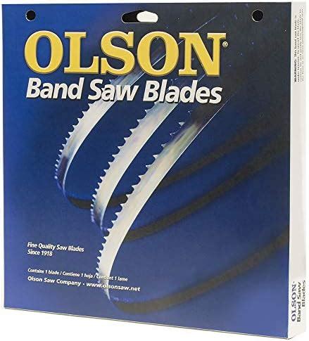 Olson Wb Db Tpi High Carbon Steel Band Saw Blade X In