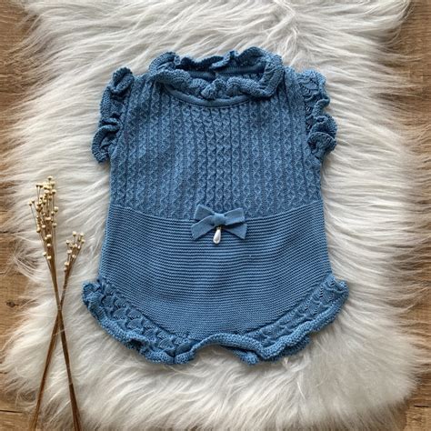 Romper Bebe Babadinhos E La O Detalhe Trama Azul Safine Baby Safine Baby