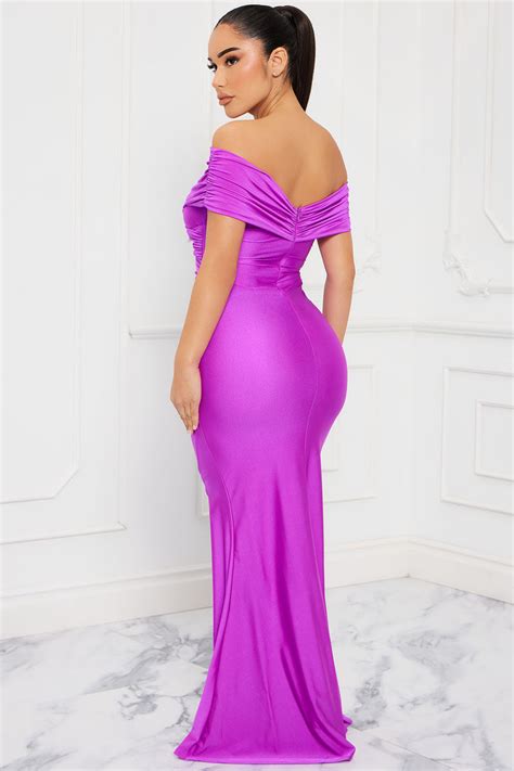 Ignore The Romance Maxi Dress Purple Fashion Nova