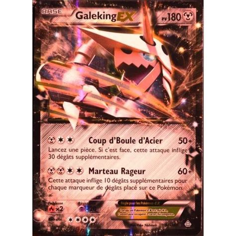 Carte Pokémon 93 160 Galeking Ex 180 Pv Série X Cdiscount Jeux Jouets