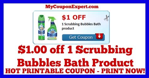 Check This Coupon Out & Print NOW!! $1.00 off 1 Scrubbing Bubbles Bath ...