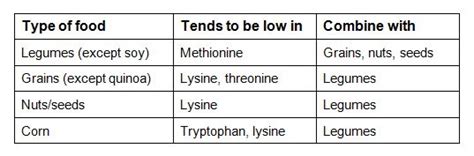 Quick Guide to Complementary Protein Sources | Nutrition Over Easy 
