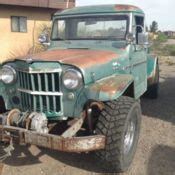 Willys Lifted Pickup Truck V Ford Mud Shop Rat Hot Custom Rod