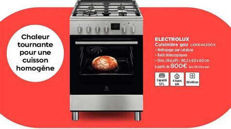 Promo Cuisinière Gaz Electrolux chez Pulsat iCatalogue fr