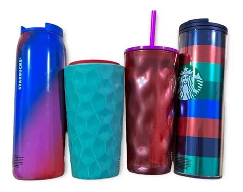 Kit Navidad Starbucks Taza Vaso Copa Y Termo Tumbler Meses Sin