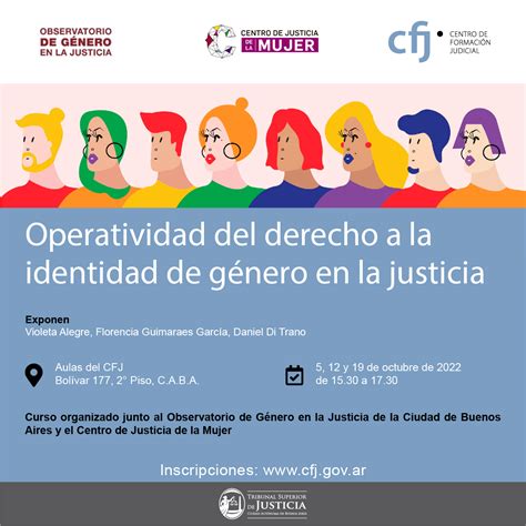 Curso Operatividad Del Derecho A La Identidad De Género Centro De