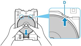 Canon Inkjet Manuals TS9500 Series Placing A Printable Disc