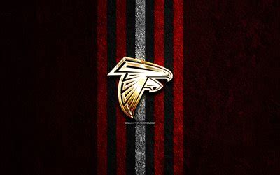 Descargar Logotipo De Oro De Los Atlanta Falcons K Fondo De Piedra