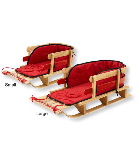 Kids Pull Sled And Cushion Set Sleds And Snow Tubes At Llbean