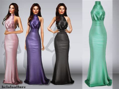 Belal S Belaloallure Annie Mae Dress Sims Dresses Sims