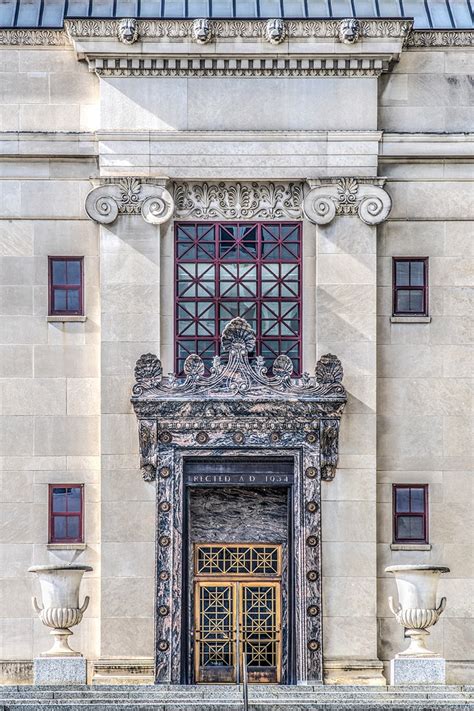 Columbus Ohio City Hall With Gold Door Cleary Fine Art Photography