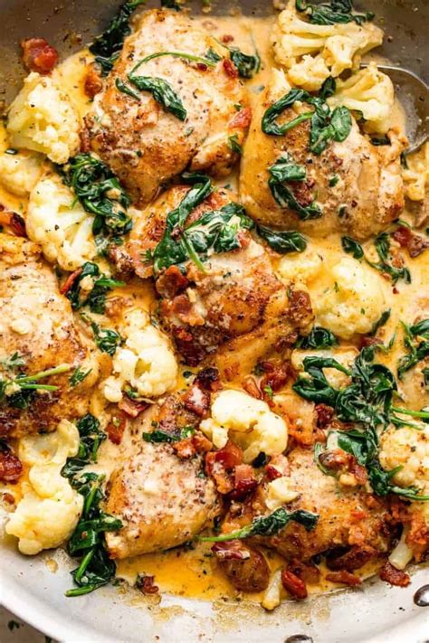 Creamy Chicken And Cauliflower Recipe Diethood