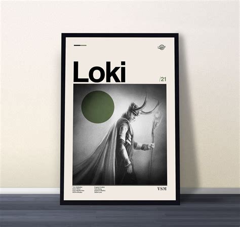 Loki Movie Poster, Loki Poster, Marvel Poster, Retro Movie Poster ...