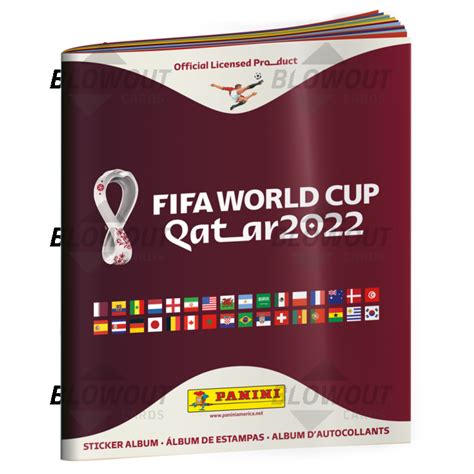 2022 Panini World Cup Soccer Sticker 25 Album Lot