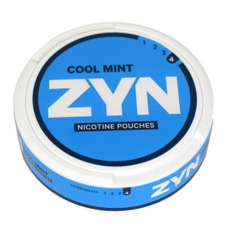 Zyn Tobacco Free Nicotine Pouch Cool Mint 6mg Can