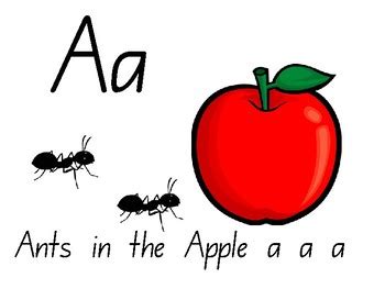 Ants In The Apple A A A By Miss Ali Creative Resources Tpt