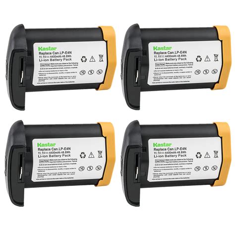 Kastar LP E4N Fully Decoded Battery For Canon EOS 1D Mark IV Mark 4