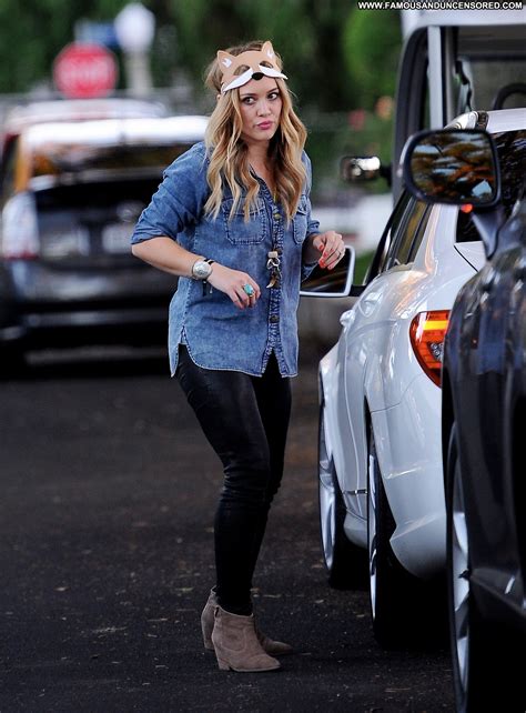 Toluca Lake Hilary Duff Lake Booty Beautiful Pants Leather Babe