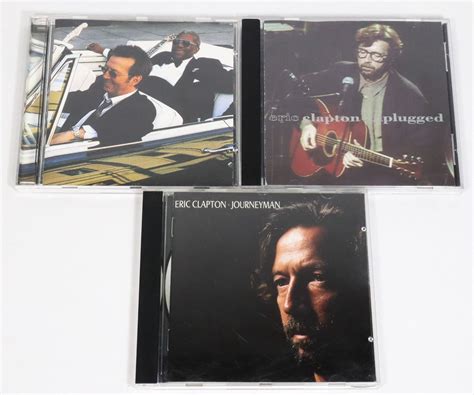 #329 ERIC CLAPTON SET OF 3 CD COMPACT DISC INC.