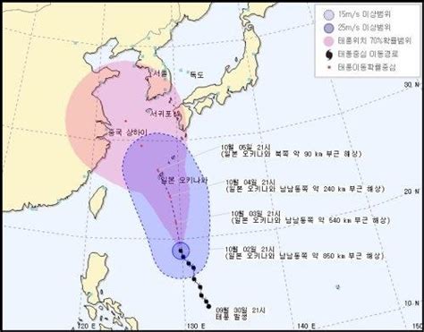 태풍 피토 방향선회··주말께 제주·전남 영향권 아시아경제