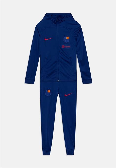 Nike Performance Fc Barcelona Strike Hooded Track Suit Unisex Set