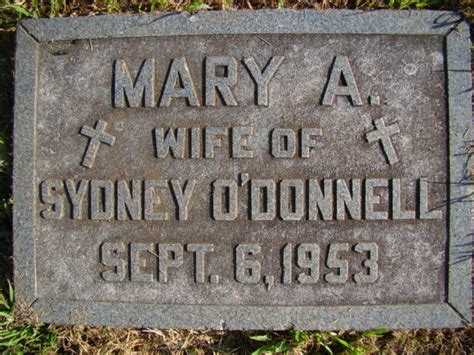 Mary Agnes Dwyer O Donnell Memorial Find A Grave